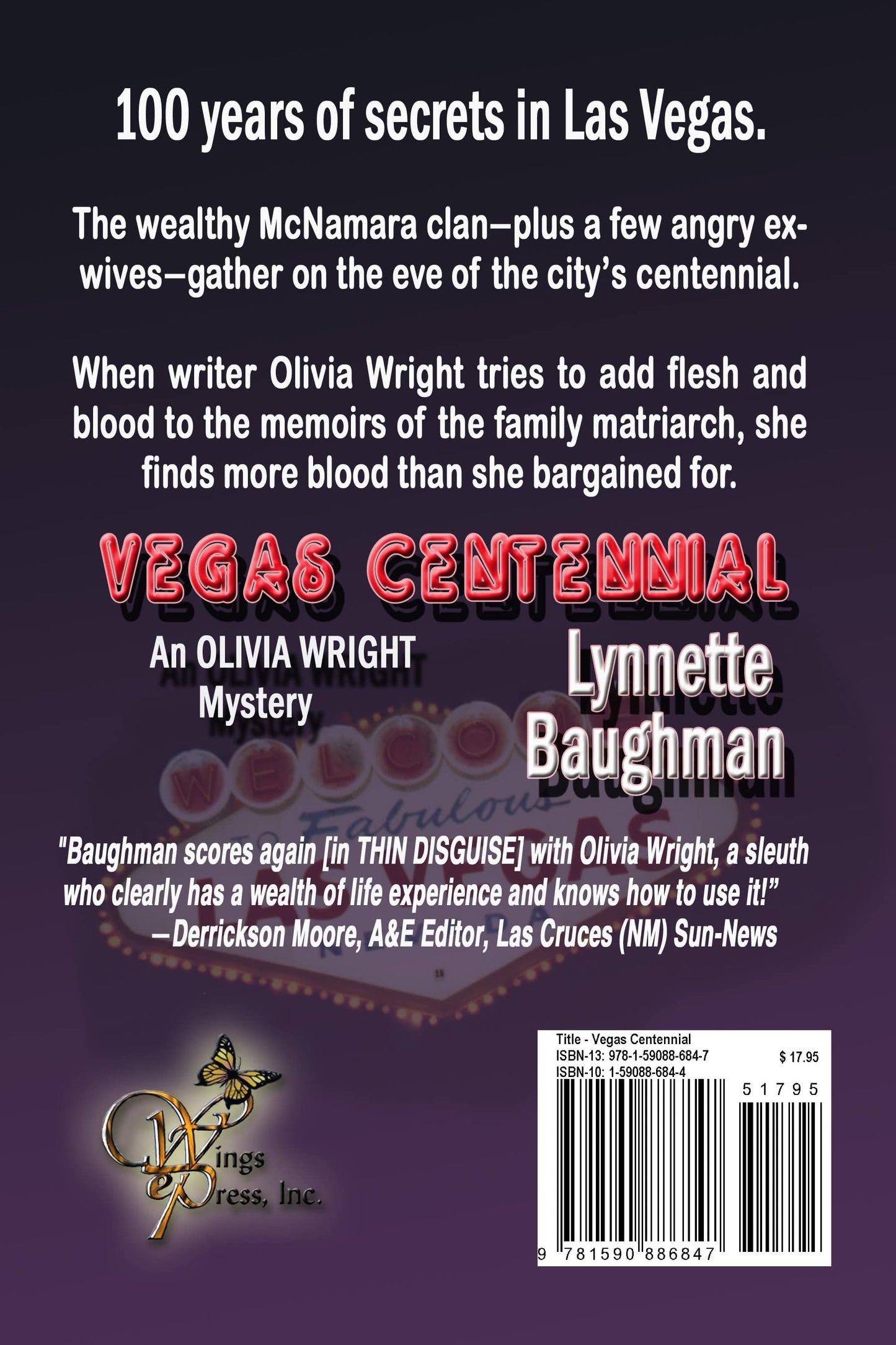 Vegas Centennial: An Olivia Wright Mystery