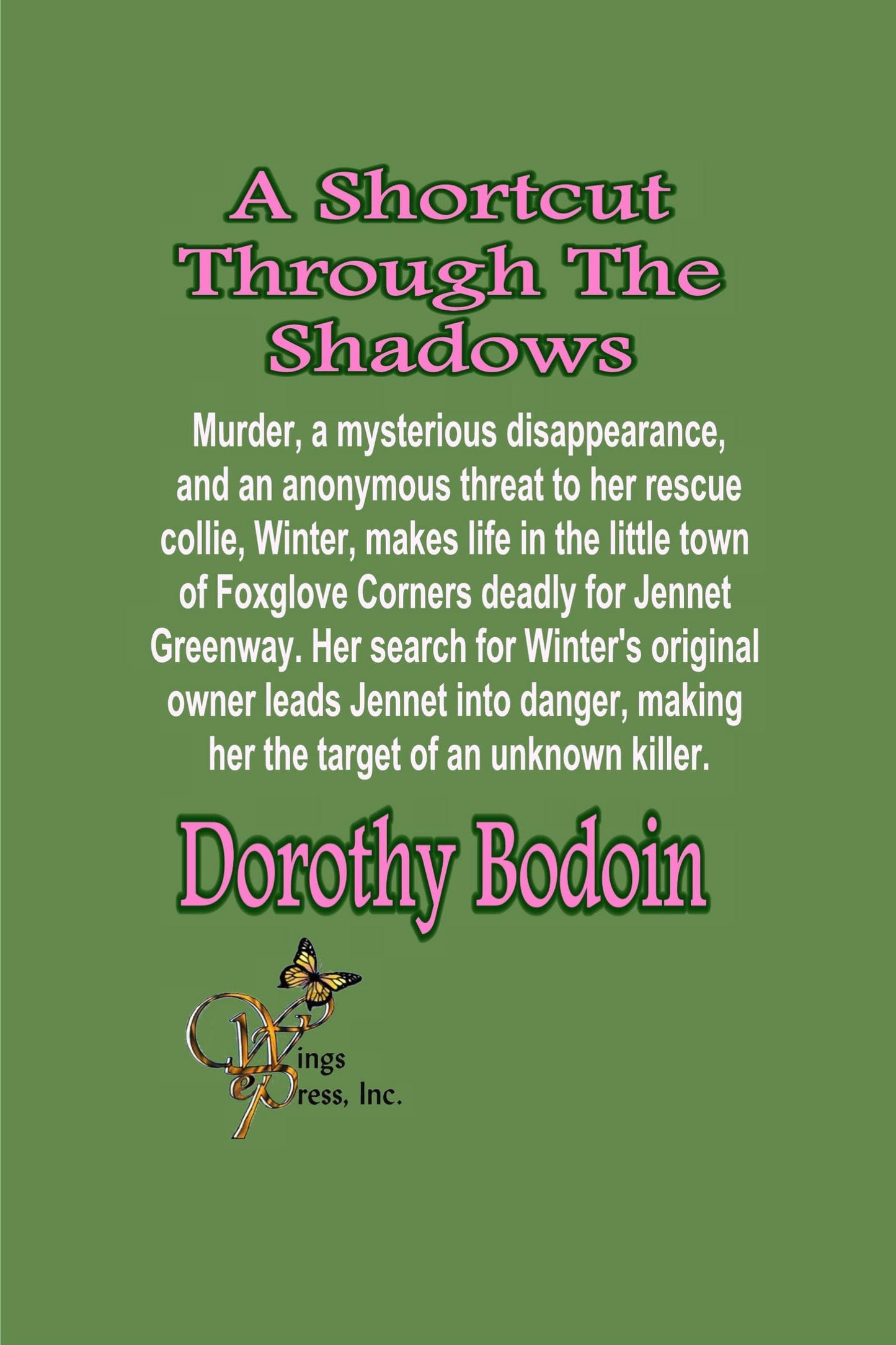 A Shortcut Through the Shadows (The Foxglove Corners Series Book 4)