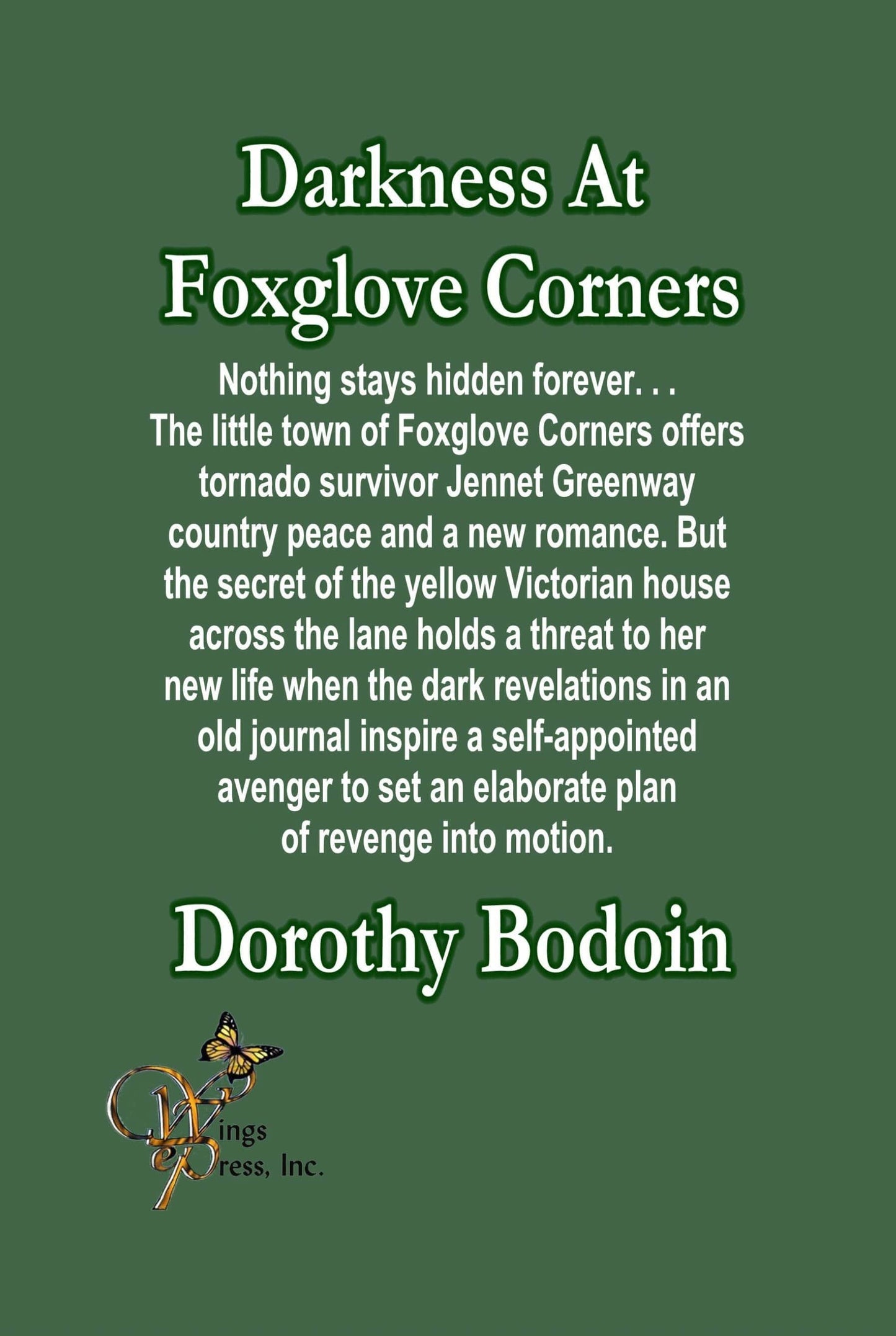 Darkness At Foxglove Corners (The Foxglove Corners Series Book 1)