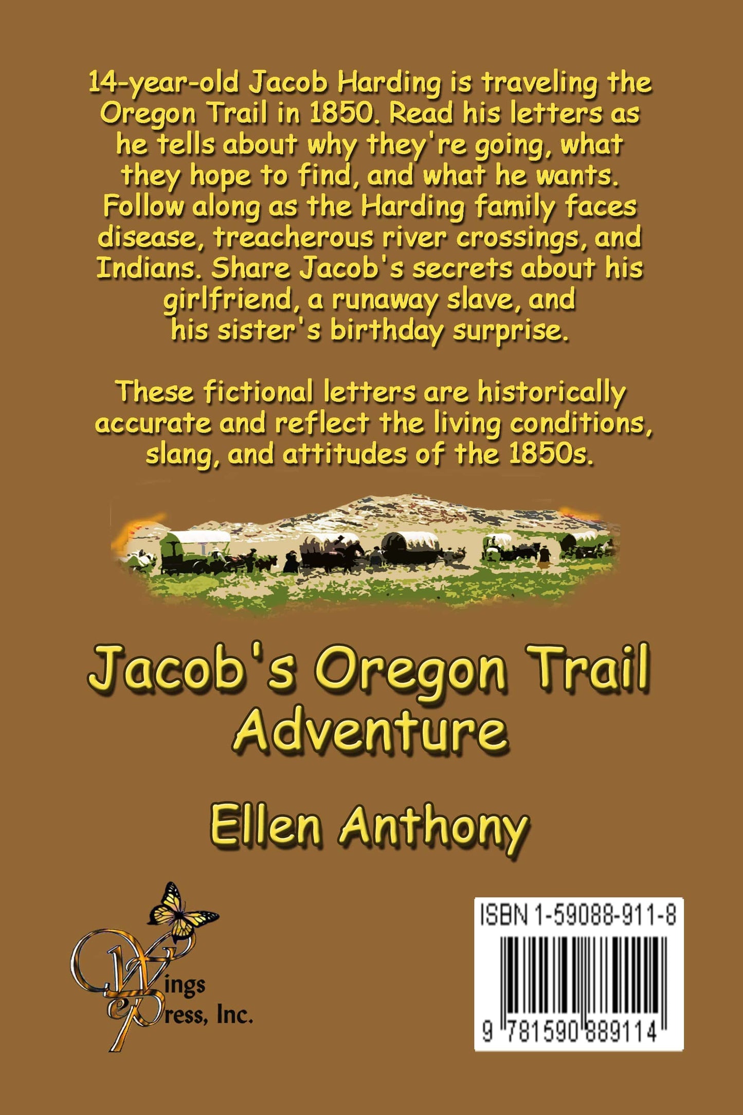 Jacob's Oregon Trail Adventure (Letters Through Time)